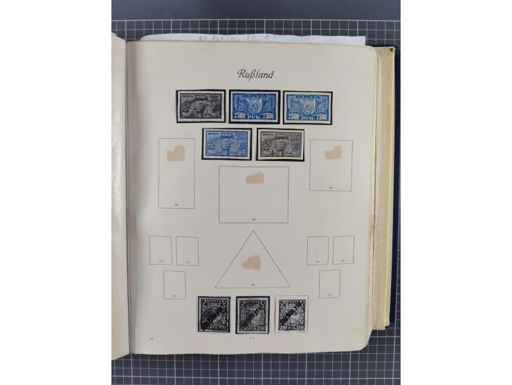 1860/1980 (ca.), mint never hinged/unused and used accumulation with covers, many duplicates and sets from the modern area, a