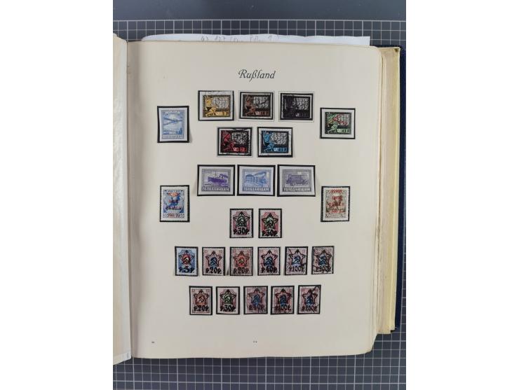 1860/1980 (ca.), mint never hinged/unused and used accumulation with covers, many duplicates and sets from the modern area, a