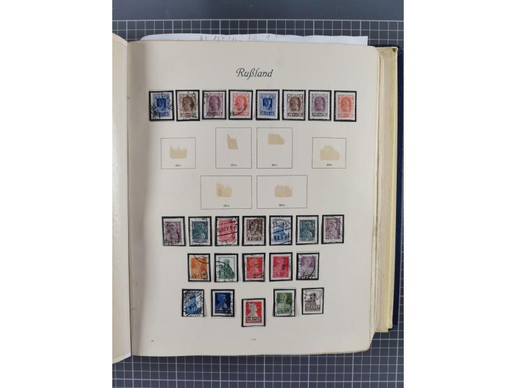 1860/1980 (ca.), mint never hinged/unused and used accumulation with covers, many duplicates and sets from the modern area, a