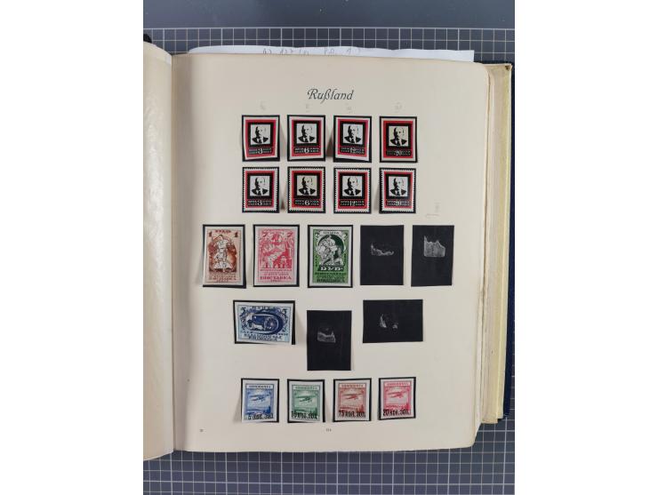 1860/1980 (ca.), mint never hinged/unused and used accumulation with covers, many duplicates and sets from the modern area, a