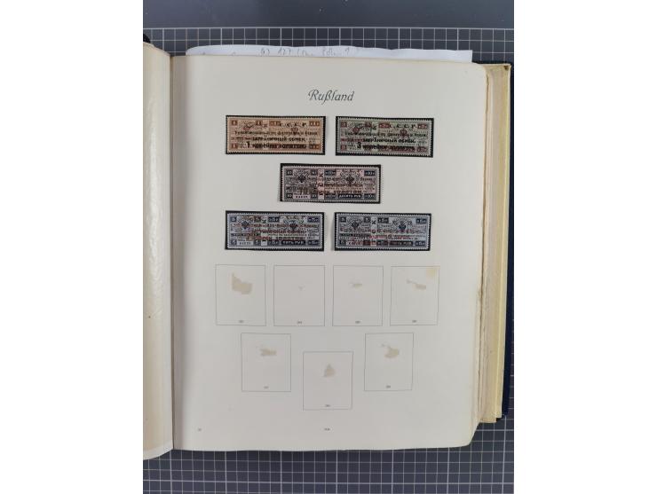 1860/1980 (ca.), mint never hinged/unused and used accumulation with covers, many duplicates and sets from the modern area, a