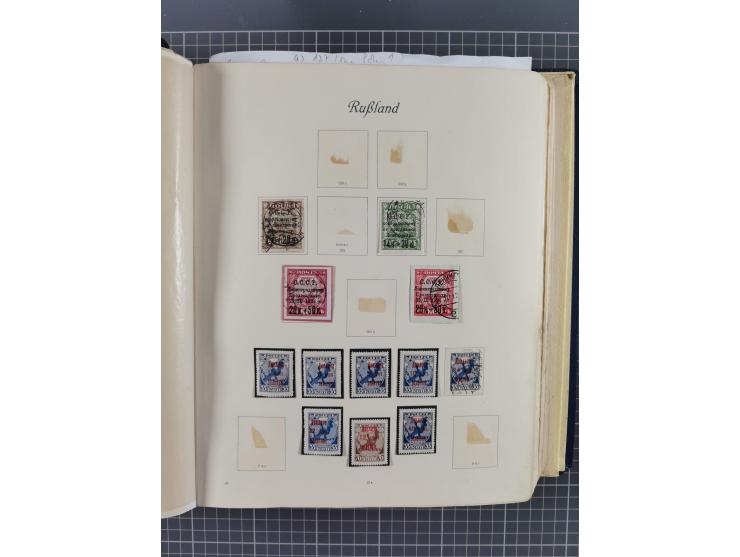 1860/1980 (ca.), mint never hinged/unused and used accumulation with covers, many duplicates and sets from the modern area, a