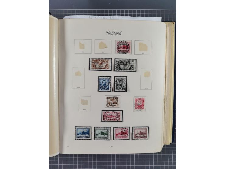 1860/1980 (ca.), mint never hinged/unused and used accumulation with covers, many duplicates and sets from the modern area, a