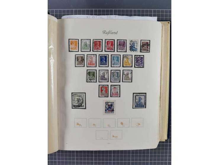 1860/1980 (ca.), mint never hinged/unused and used accumulation with covers, many duplicates and sets from the modern area, a