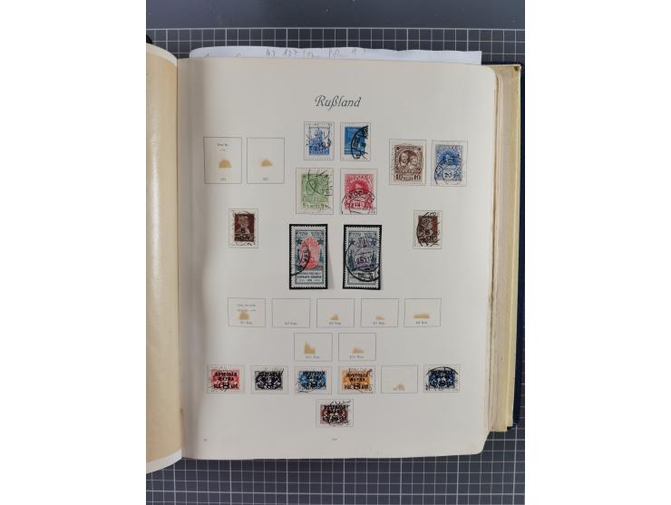 1860/1980 (ca.), mint never hinged/unused and used accumulation with covers, many duplicates and sets from the modern area, a