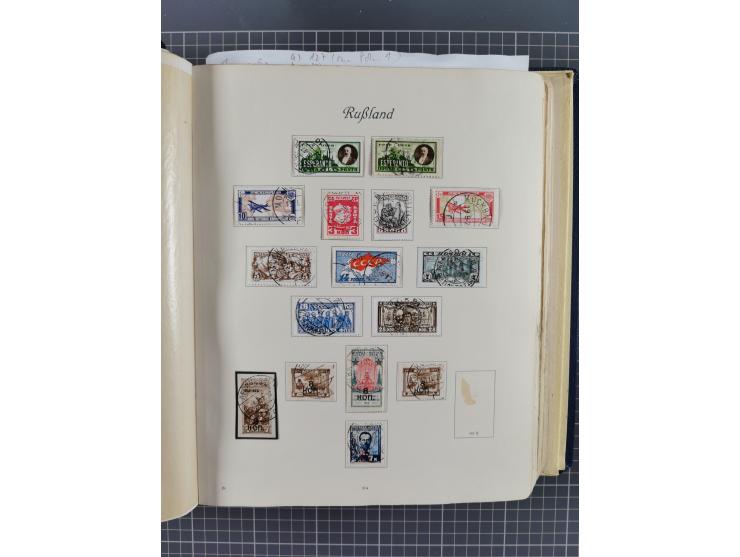 1860/1980 (ca.), mint never hinged/unused and used accumulation with covers, many duplicates and sets from the modern area, a