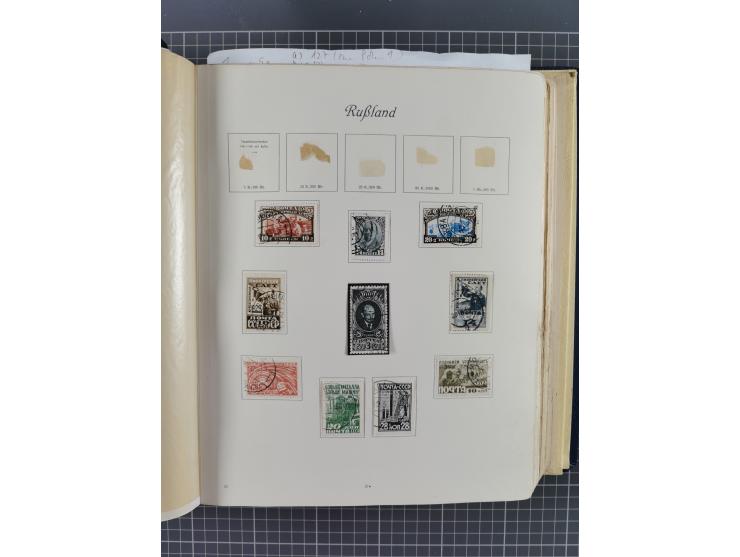 1860/1980 (ca.), mint never hinged/unused and used accumulation with covers, many duplicates and sets from the modern area, a