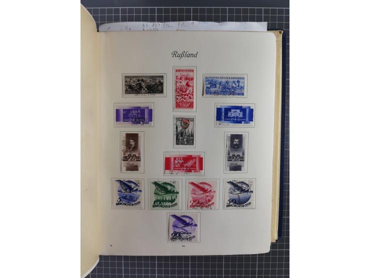 1860/1980 (ca.), mint never hinged/unused and used accumulation with covers, many duplicates and sets from the modern area, a
