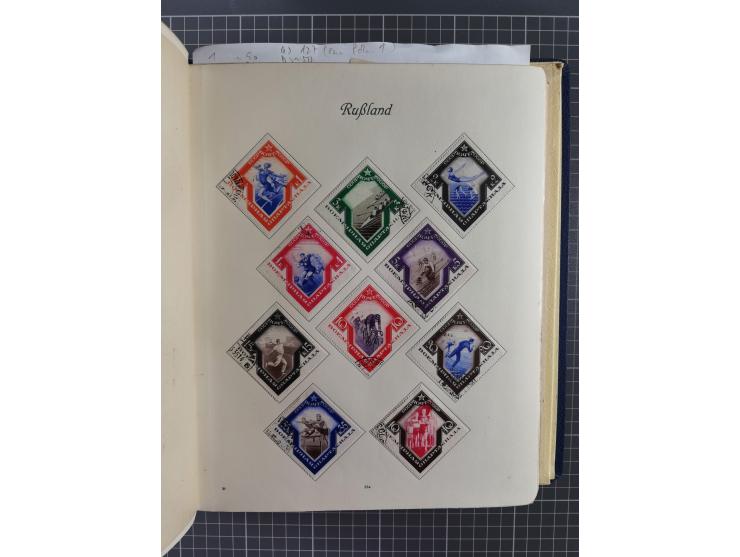 1860/1980 (ca.), mint never hinged/unused and used accumulation with covers, many duplicates and sets from the modern area, a