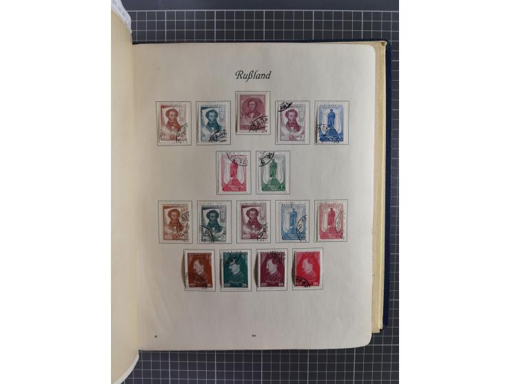 1860/1980 (ca.), mint never hinged/unused and used accumulation with covers, many duplicates and sets from the modern area, a