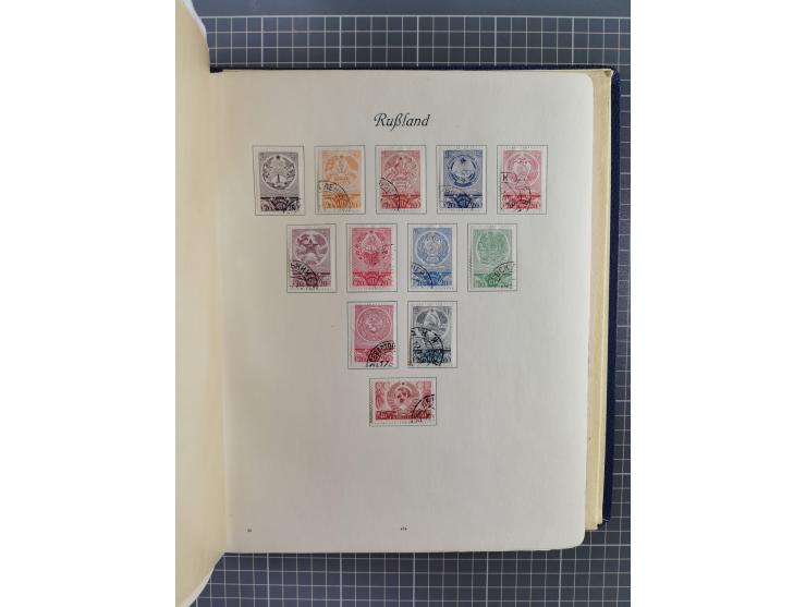 1860/1980 (ca.), mint never hinged/unused and used accumulation with covers, many duplicates and sets from the modern area, a