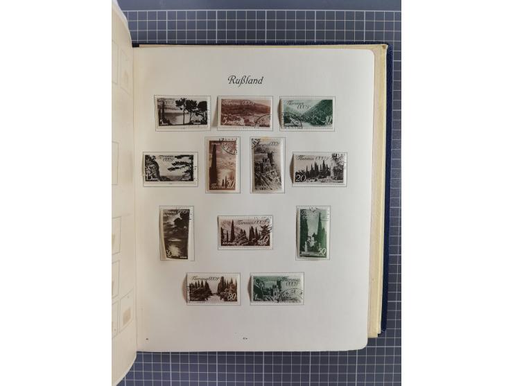 1860/1980 (ca.), mint never hinged/unused and used accumulation with covers, many duplicates and sets from the modern area, a