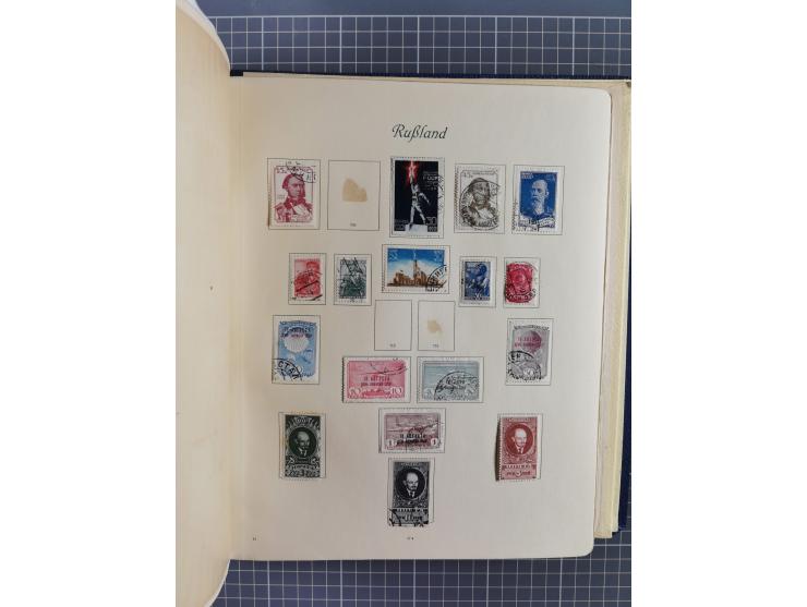 1860/1980 (ca.), mint never hinged/unused and used accumulation with covers, many duplicates and sets from the modern area, a