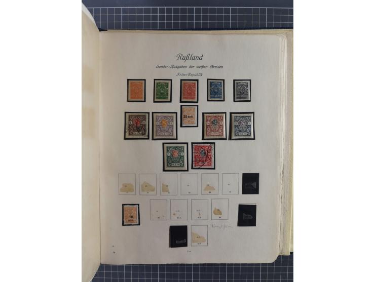 1860/1980 (ca.), mint never hinged/unused and used accumulation with covers, many duplicates and sets from the modern area, a