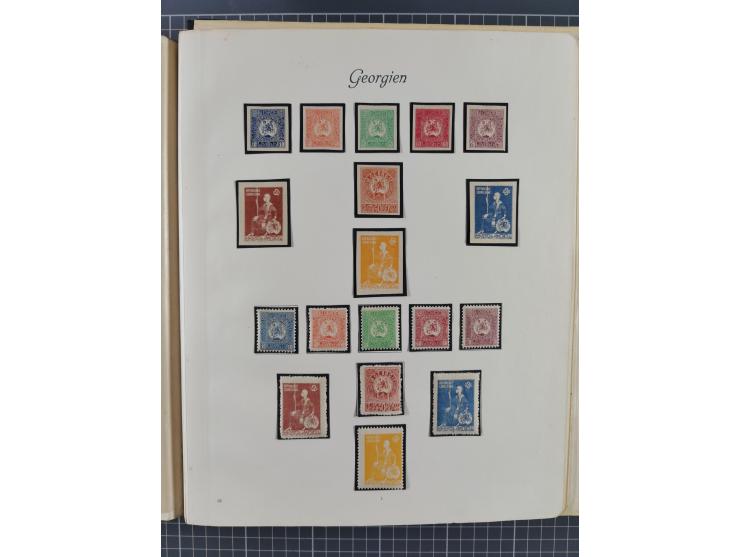 1860/1980 (ca.), mint never hinged/unused and used accumulation with covers, many duplicates and sets from the modern area, a