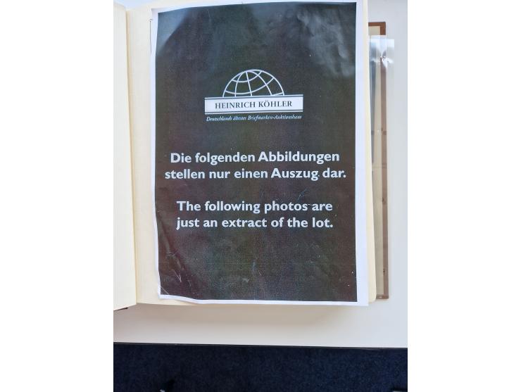 1871/1989 (ca.), large mint never hinged/unused and used collection with covers, well filled in the classics with some duplic