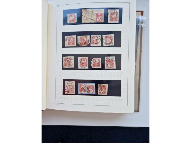 1871/1989 (ca.), large mint never hinged/unused and used collection with covers, well filled in the classics with some duplic