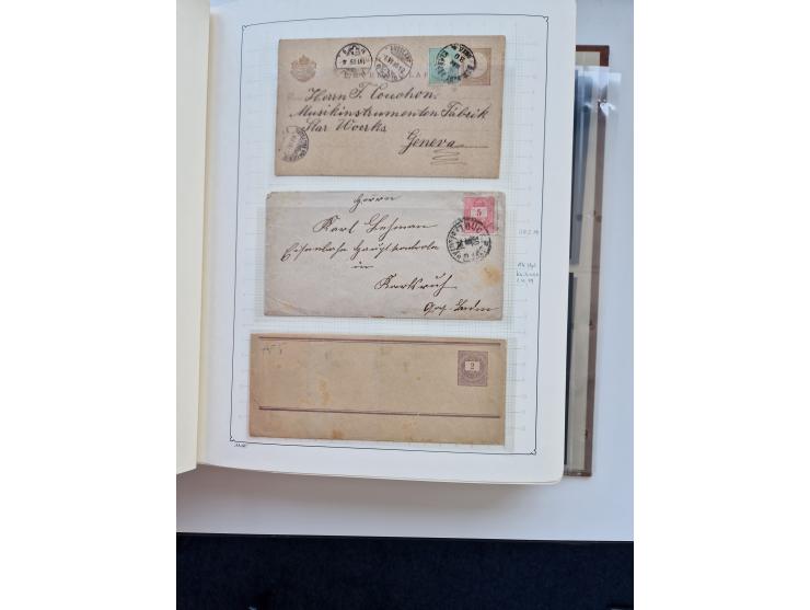 1871/1989 (ca.), large mint never hinged/unused and used collection with covers, well filled in the classics with some duplic