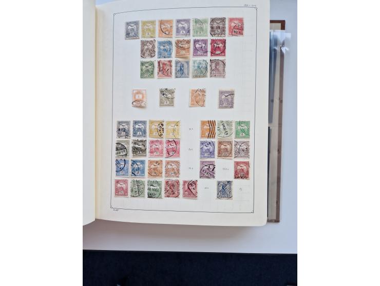 1871/1989 (ca.), large mint never hinged/unused and used collection with covers, well filled in the classics with some duplic