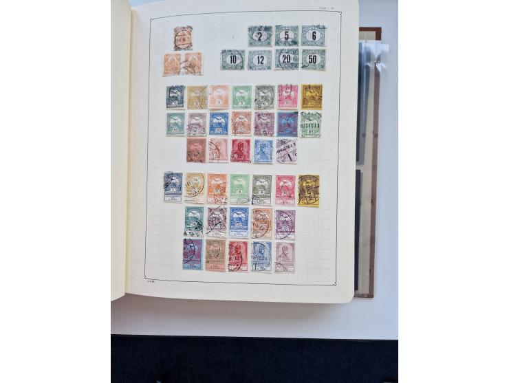 1871/1989 (ca.), large mint never hinged/unused and used collection with covers, well filled in the classics with some duplic