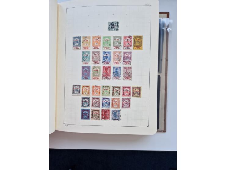 1871/1989 (ca.), large mint never hinged/unused and used collection with covers, well filled in the classics with some duplic