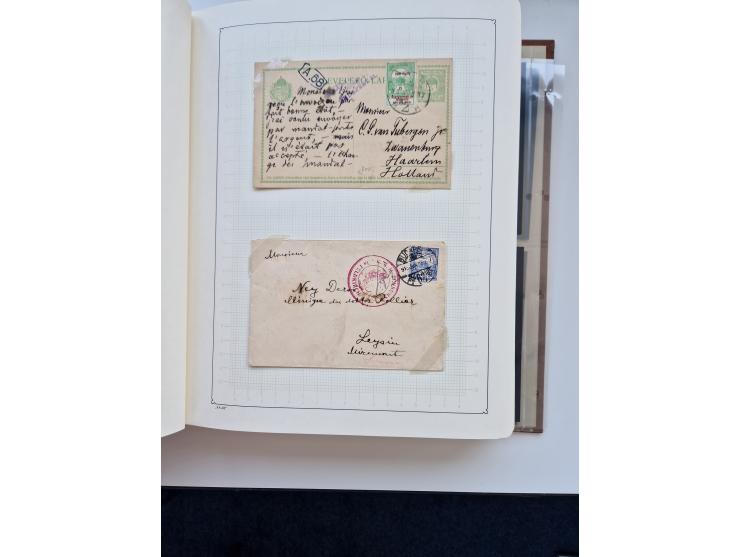 1871/1989 (ca.), large mint never hinged/unused and used collection with covers, well filled in the classics with some duplic