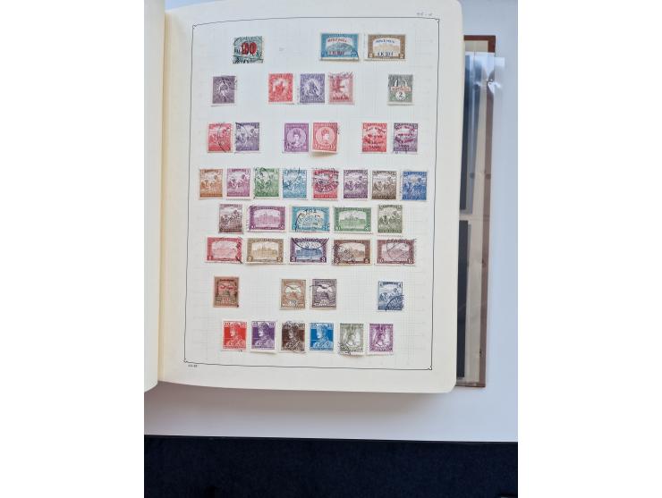 1871/1989 (ca.), large mint never hinged/unused and used collection with covers, well filled in the classics with some duplic