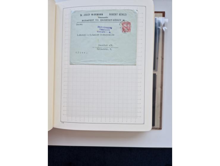 1871/1989 (ca.), large mint never hinged/unused and used collection with covers, well filled in the classics with some duplic