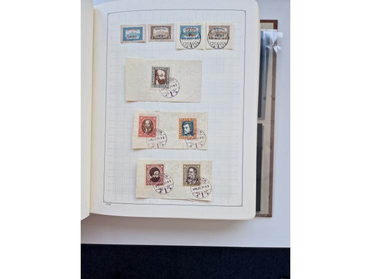 1871/1989 (ca.), large mint never hinged/unused and used collection with covers, well filled in the classics with some duplic