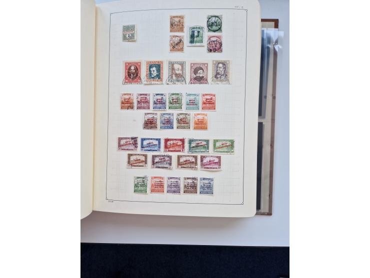 1871/1989 (ca.), large mint never hinged/unused and used collection with covers, well filled in the classics with some duplic