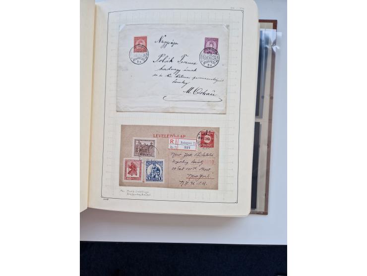 1871/1989 (ca.), large mint never hinged/unused and used collection with covers, well filled in the classics with some duplic