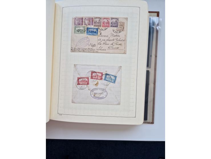 1871/1989 (ca.), large mint never hinged/unused and used collection with covers, well filled in the classics with some duplic