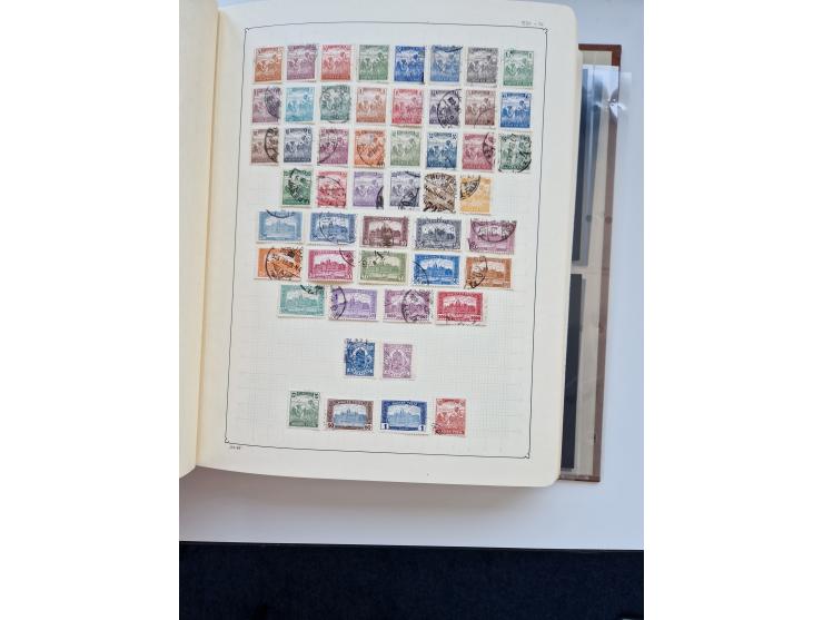 1871/1989 (ca.), large mint never hinged/unused and used collection with covers, well filled in the classics with some duplic