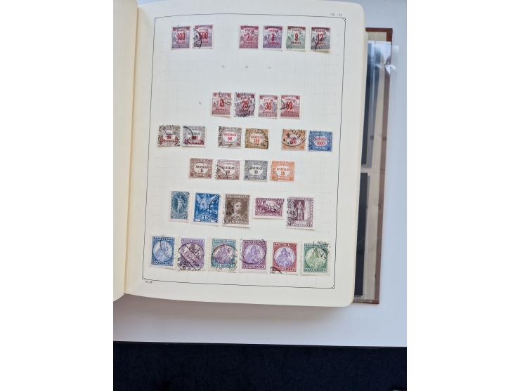 1871/1989 (ca.), large mint never hinged/unused and used collection with covers, well filled in the classics with some duplic