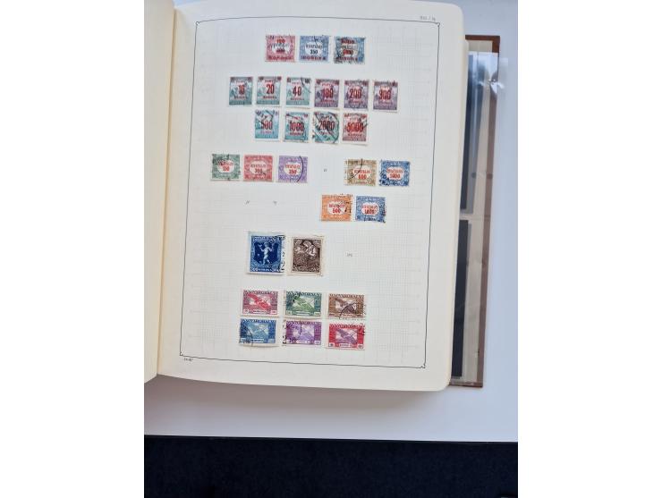 1871/1989 (ca.), large mint never hinged/unused and used collection with covers, well filled in the classics with some duplic