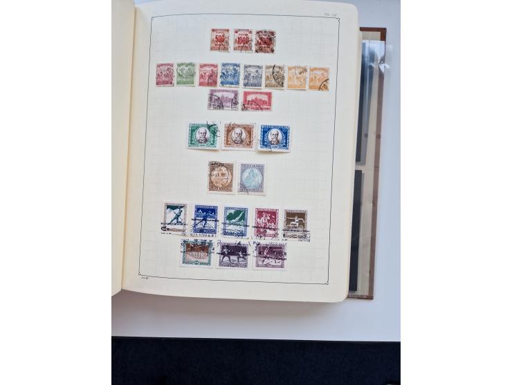 1871/1989 (ca.), large mint never hinged/unused and used collection with covers, well filled in the classics with some duplic