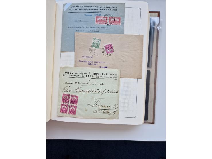 1871/1989 (ca.), large mint never hinged/unused and used collection with covers, well filled in the classics with some duplic