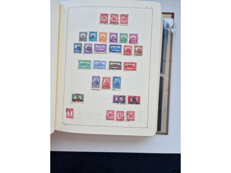 1871/1989 (ca.), large mint never hinged/unused and used collection with covers, well filled in the classics with some duplic