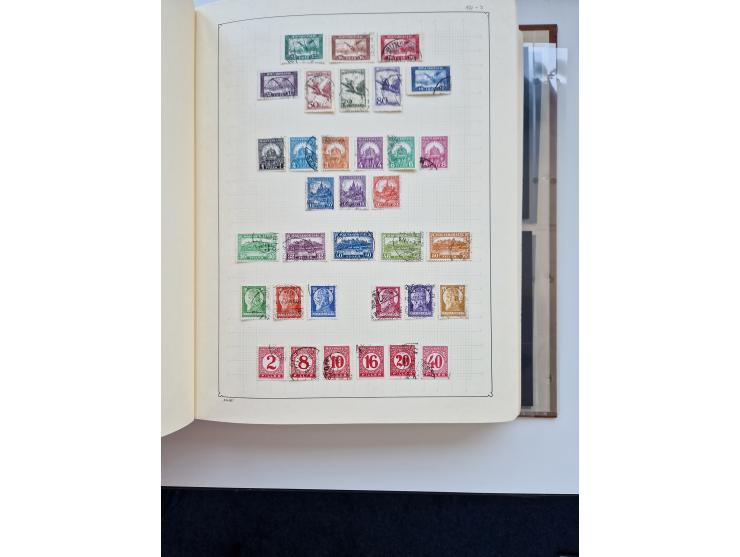 1871/1989 (ca.), large mint never hinged/unused and used collection with covers, well filled in the classics with some duplic