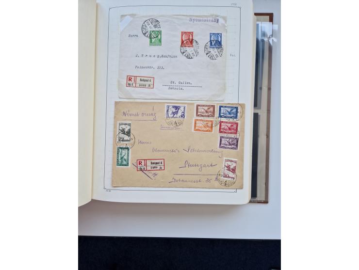 1871/1989 (ca.), large mint never hinged/unused and used collection with covers, well filled in the classics with some duplic