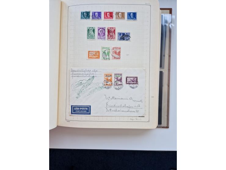 1871/1989 (ca.), large mint never hinged/unused and used collection with covers, well filled in the classics with some duplic