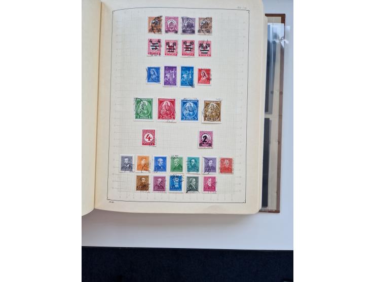 1871/1989 (ca.), large mint never hinged/unused and used collection with covers, well filled in the classics with some duplic