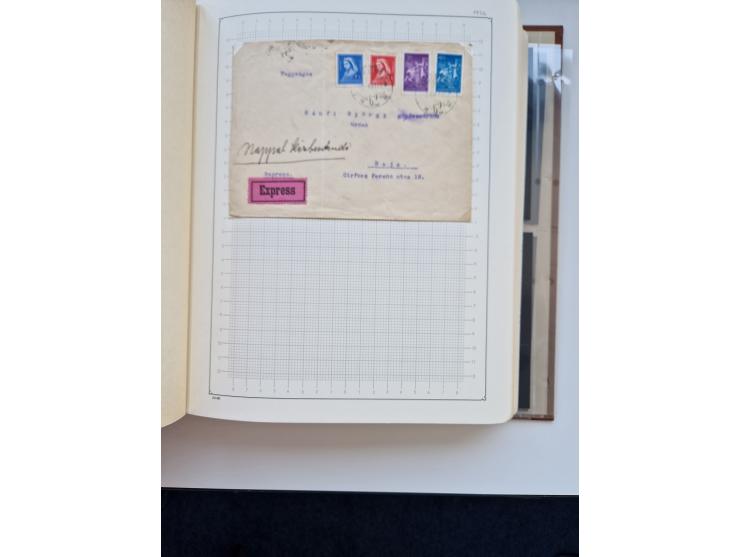 1871/1989 (ca.), large mint never hinged/unused and used collection with covers, well filled in the classics with some duplic