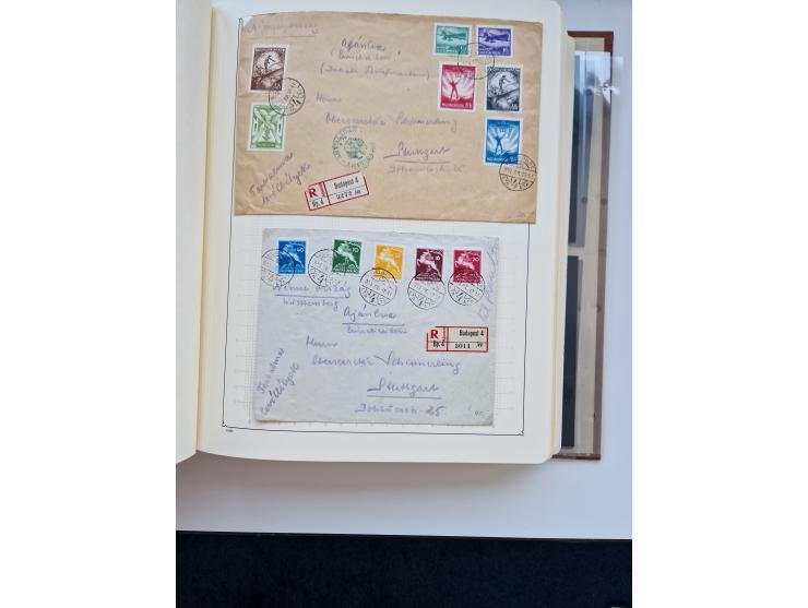 1871/1989 (ca.), large mint never hinged/unused and used collection with covers, well filled in the classics with some duplic