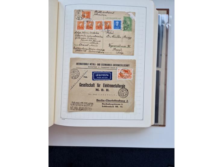 1871/1989 (ca.), large mint never hinged/unused and used collection with covers, well filled in the classics with some duplic