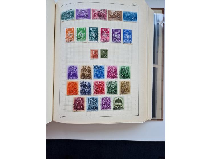 1871/1989 (ca.), large mint never hinged/unused and used collection with covers, well filled in the classics with some duplic