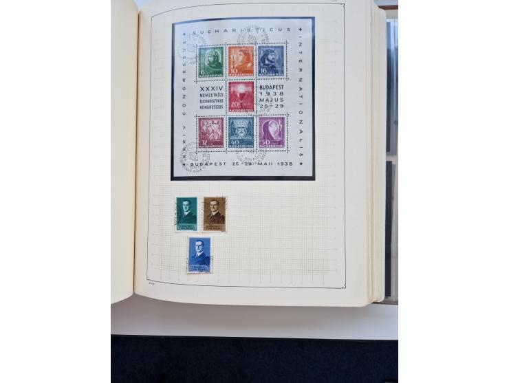 1871/1989 (ca.), large mint never hinged/unused and used collection with covers, well filled in the classics with some duplic