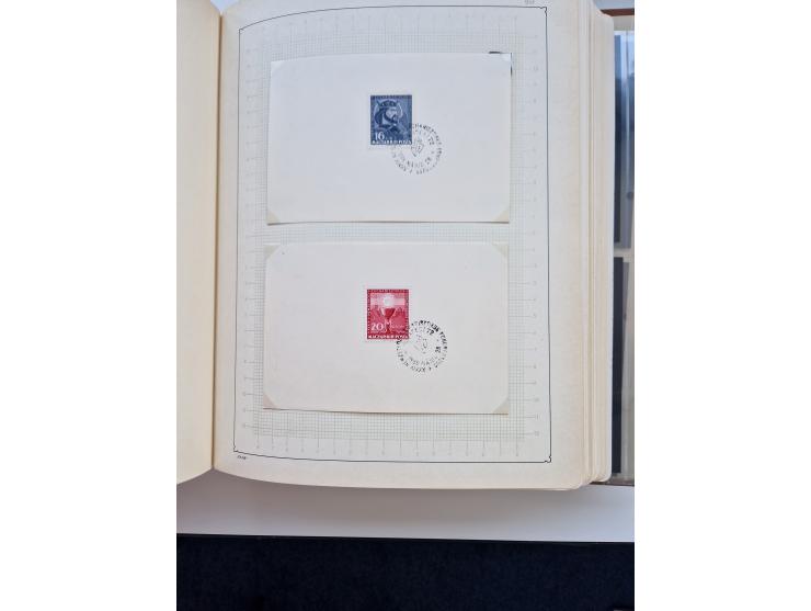 1871/1989 (ca.), large mint never hinged/unused and used collection with covers, well filled in the classics with some duplic