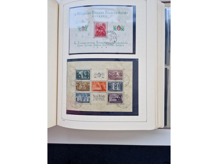 1871/1989 (ca.), large mint never hinged/unused and used collection with covers, well filled in the classics with some duplic