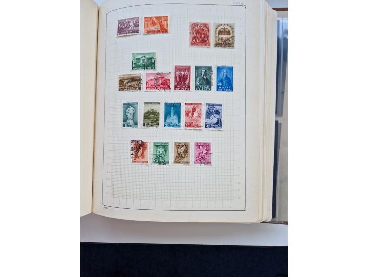 1871/1989 (ca.), large mint never hinged/unused and used collection with covers, well filled in the classics with some duplic